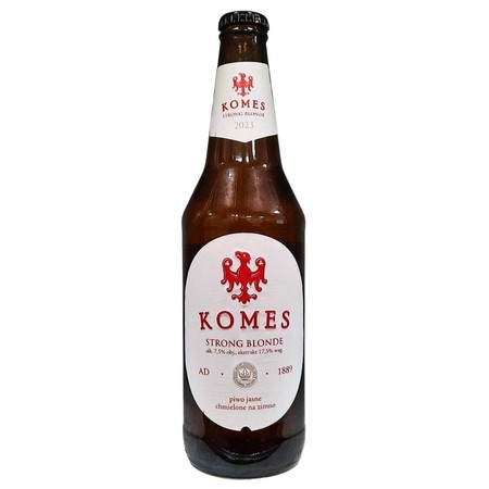 Browar Fortuna: Komes Strong Blonde - butelka 500 ml