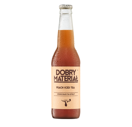 Dobry Materiał: Peach Iced Tea - 330 ml bottle