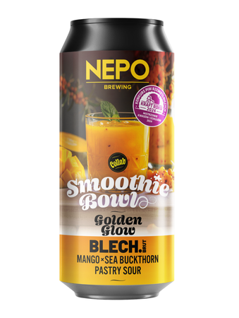 Nepo Brewing x Blech.Brut: Smoothie Bowl Golden Glow - 500 ml can