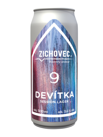 Rodinný Pivovar Zichovec: Devitka 9 - puszka 500 ml