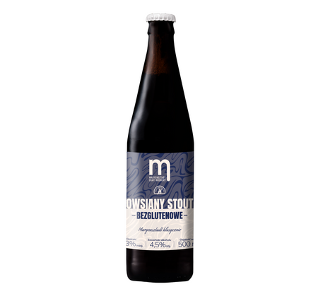 Maryensztadt: Owsiany Stout Bezglutenowe - butelka 500 ml