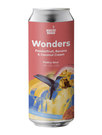 Magic Road: Wonders Passionfruit & Banana & Coconut Milk - puszka 500 ml