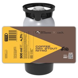 Browar Stu Mostów x Cech.: Coffee Dry Stout NITRO - K-Type Polykeg 30l