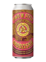 Trzech Kumpli: W Stylu Grodziskie z Grillowanymi Cytrynami i Czerwonym Pieprzem - puszka 500 ml