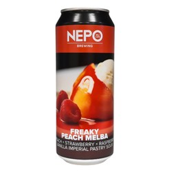 Browar Nepomucen Nepomucen: Freaky Peach Melba - puszka 500 ml