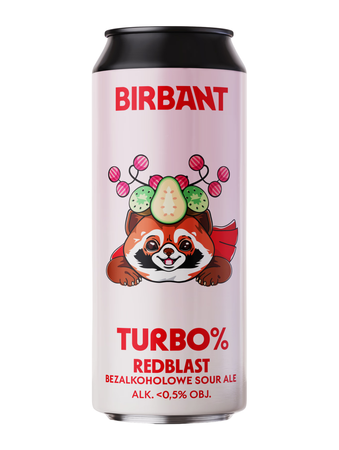 Birbant: Turbo% Redblast - 500 ml can