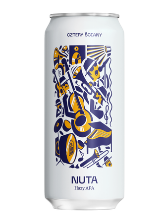 Browar Cztery Ściany: Nuta - 500 ml can