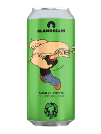 Green Head x Clandestin: Alien Vs Popeye - puszka 500 ml