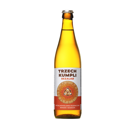 Trzech Kumpli: Bezalkoholowe Pszeniczne Banan Goździk - 500 ml bottle