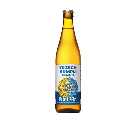 Trzech Kumpli: Pan IPAni Bezalkoholowe - butelka 500 ml