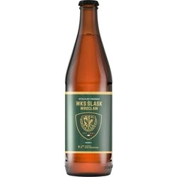 Browar Stu Mostów: WKS Śląsk Wrocław Lager - butelka 500 ml