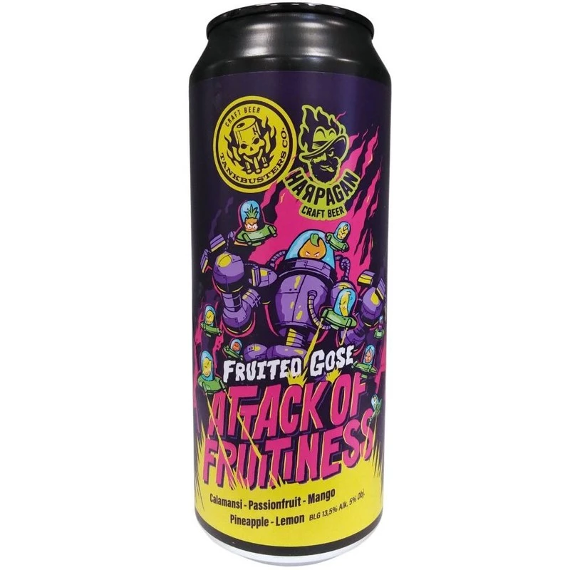 TankBusters x Harpagan Attack of Fruitiness 500 ml can Artisan