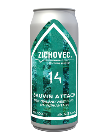 Rodinný Pivovar Zichovec: Sauvin Attack 14 - puszka 500 ml