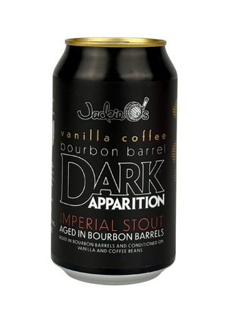 Jackie O's: Vanilla Coffee Bourbon Barrel Dark Apparition 2025 - 355 ml can