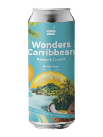 Magic Road: Wonders Carribbean Banana & Coconut Milk - puszka 500 ml