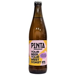 Browar PINTA PINTA: Your Beer, Your West Coast IPA Simcoe & Centennial & Cascade - butelka 500 ml