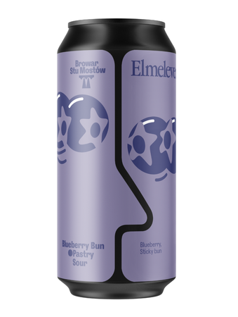 Browar Stu Mostów x Elmeleven: Blueberry Bun - puszka 440 ml
