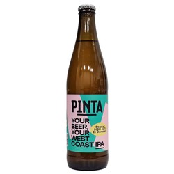 Browar PINTA PINTA: Your Beer, Your West Coast IPA Strata & HBC 630 & El Dorado - butelka 500 ml