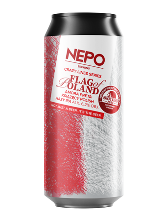 Nepo Brewing: Crazy Lines Series Flag Of Poland - puszka 500 ml