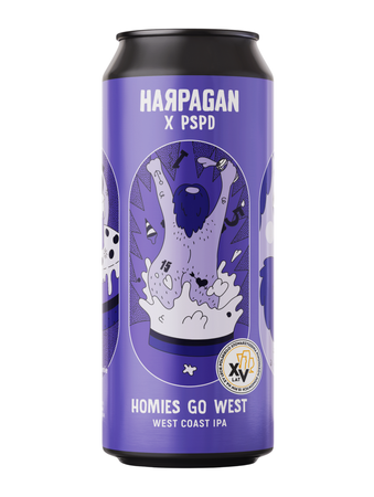 Harpagan x PSPD: Homies Go West - 500 ml can