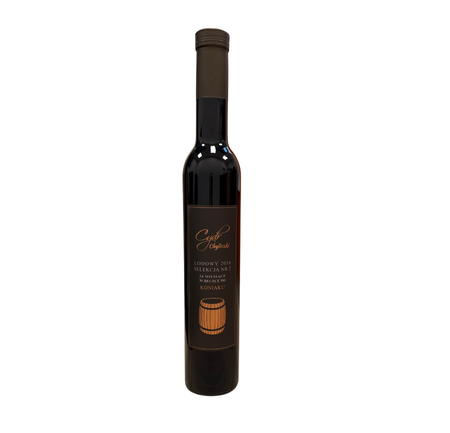 Cydr Chyliczki: Cydr Lodowy Selekcja 2 Koniak - butelka 375 ml