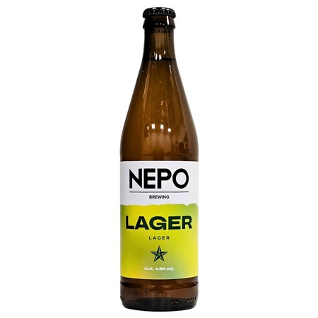 Nepo Brewing: Nepo Lager - butelka 500 ml