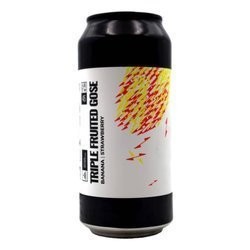 Browar Stu Mostów x North Brewing: ART+45 Triple Fruited Gose Banana and Strawberry - puszka 500 ml