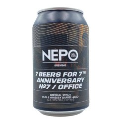 Nepomucen: 7 Beers for 7th Anniversary / Office Imperial Stout BA - puszka 330 ml