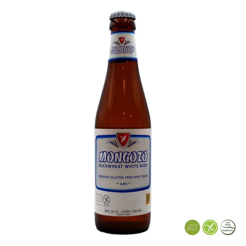 Huyghe Brewery Piwo bezglutenowe Mongozo Buckwheat White butelka 330