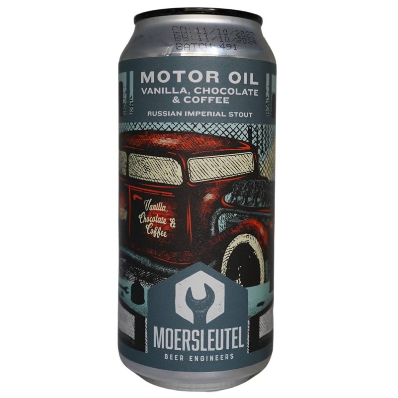 Moersleutel Motor Oil Coffee & Vanilla & Chocolate puszka 440 ml