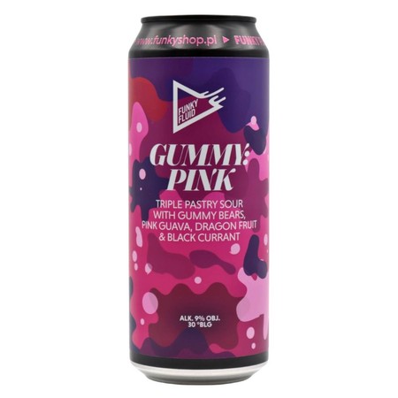 Funky Fluid: Gummy Pink - puszka 500 ml